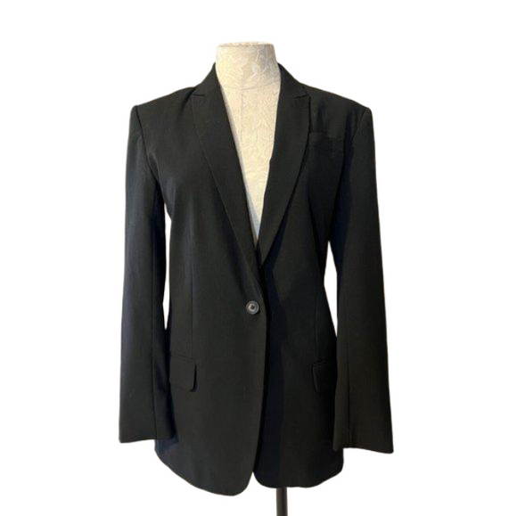 Noma Kamali Boyfriend Suit Jacket Blazer Black XS Washable NEW - Picture 1 of 11